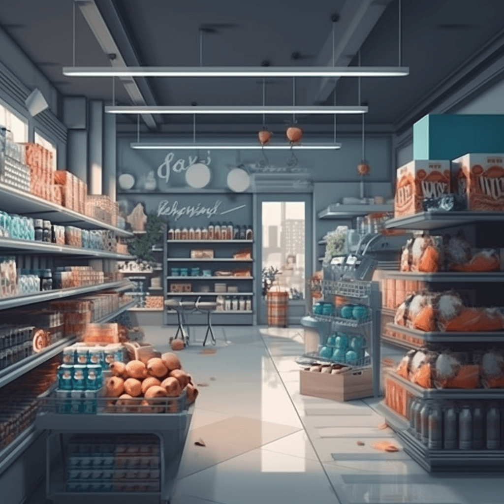 Upmedio Realistic Large Modern And Minimal Grocers Shop Selling 1bbd442b 241c 4a68 9cd6 5f556923afb8